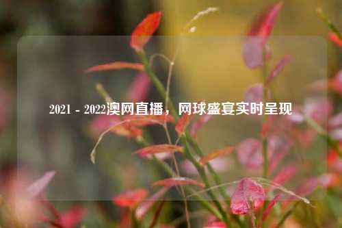 2021 - 2022澳网直播，网球盛宴实时呈现