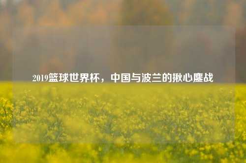 2019篮球世界杯，中国与波兰的揪心鏖战